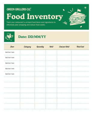Food Inventory