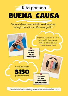 Plantillas rifa - Gratis y editables - Canva