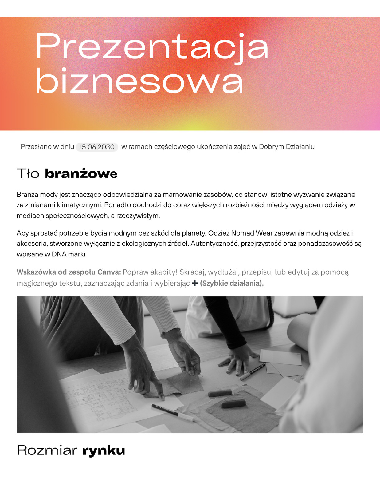 Doc – prezentacja biznesowa