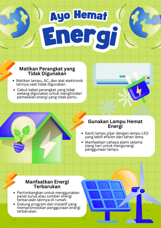 Gratis desain contoh energi - Canva
