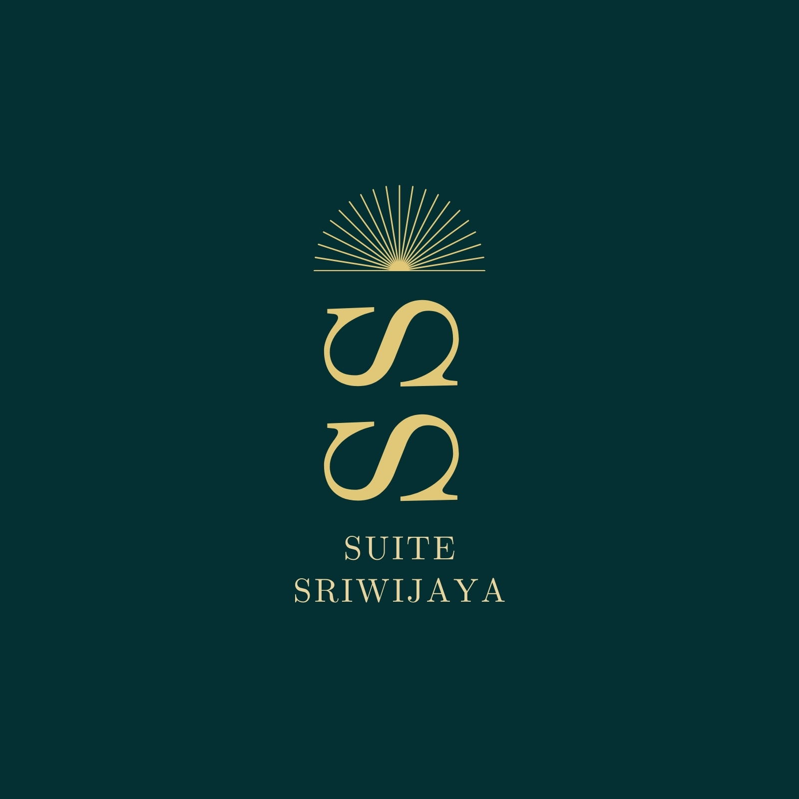 Logo Hotel Elegan Hijau Tua Emas Logo Hotel Elegan Hijau Tua Emas