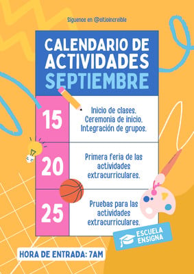 Programa Actividads Explorá Plantillas de actividades personalizables gratis - Canva
