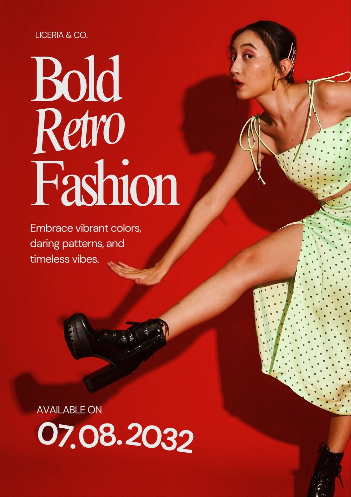 dress poster design Free, printable fashion poster templates