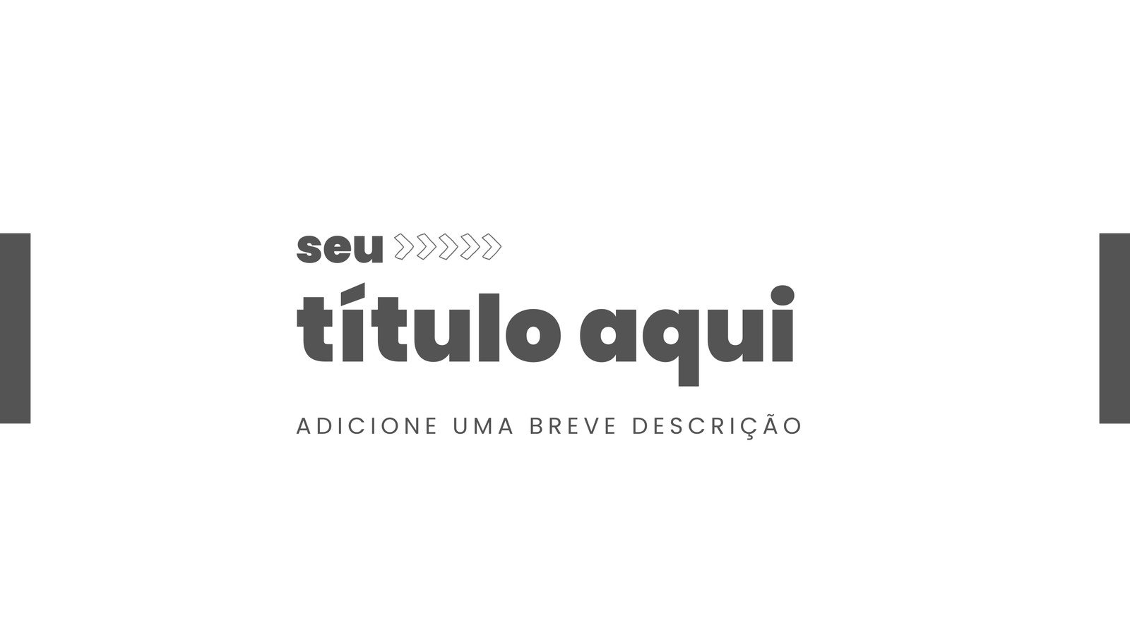 Apresentação Básica Minimalista Preto e Branco