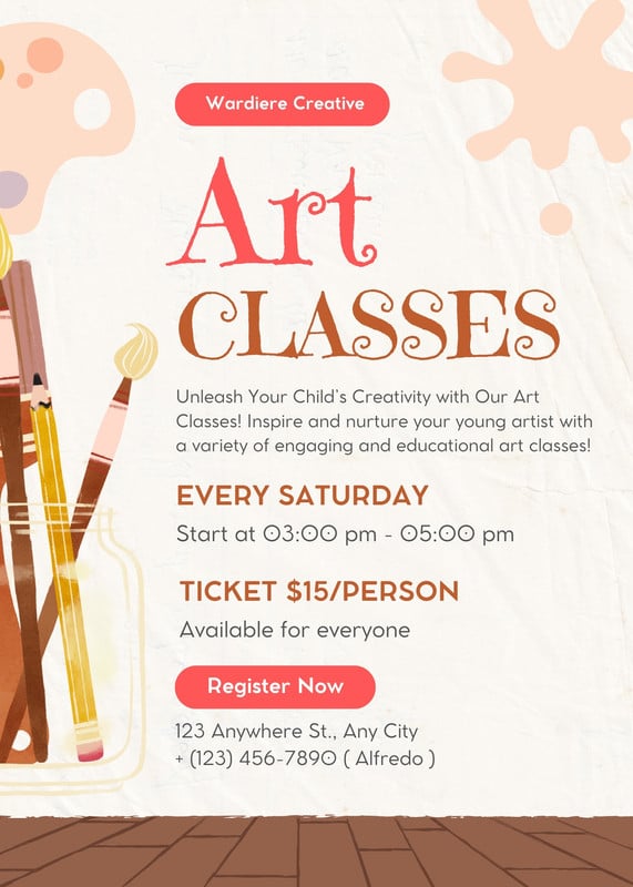 Free and customizable art class templates | Canva