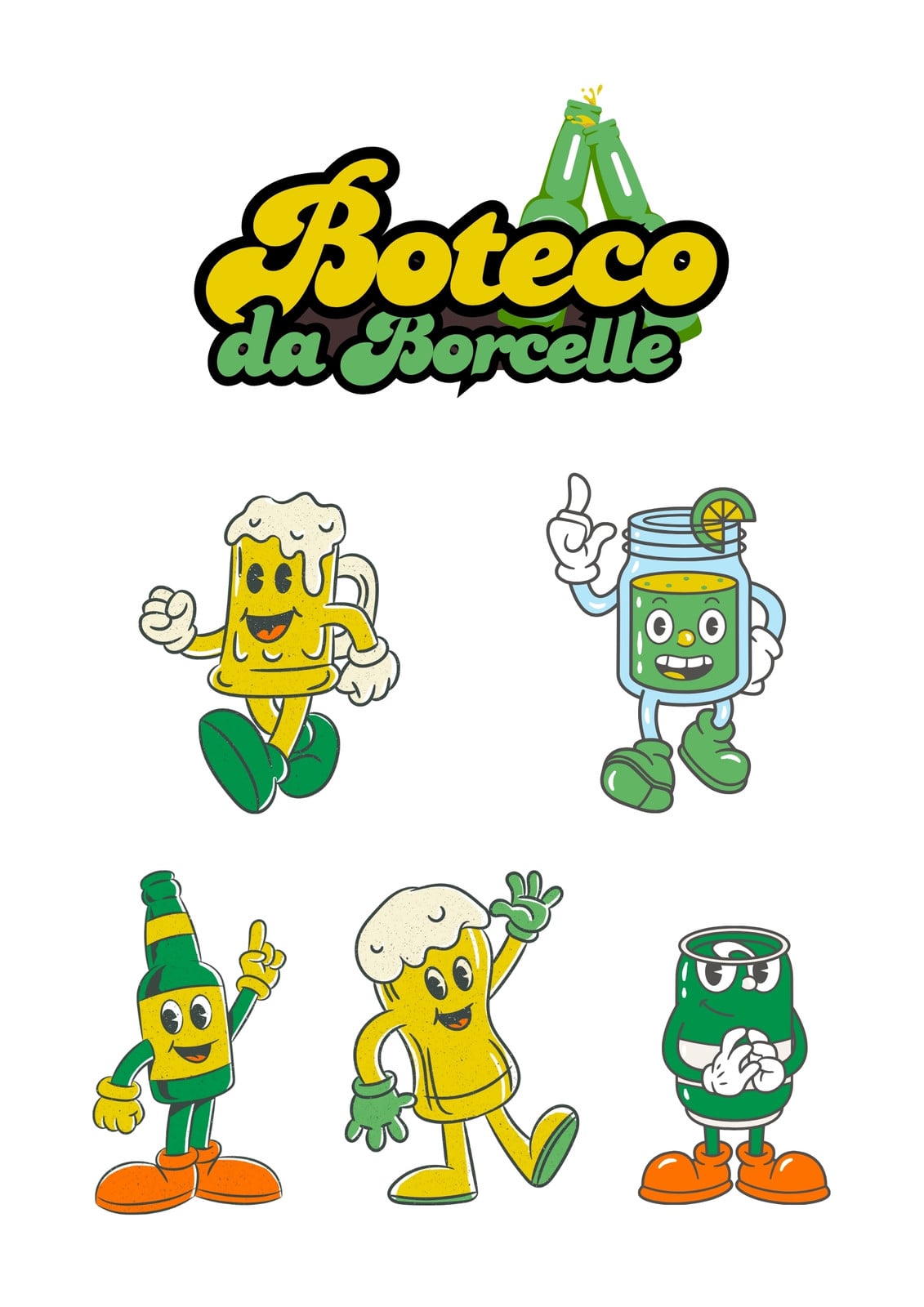 Topo de Bolo Tema de Boteco para Impressão A4