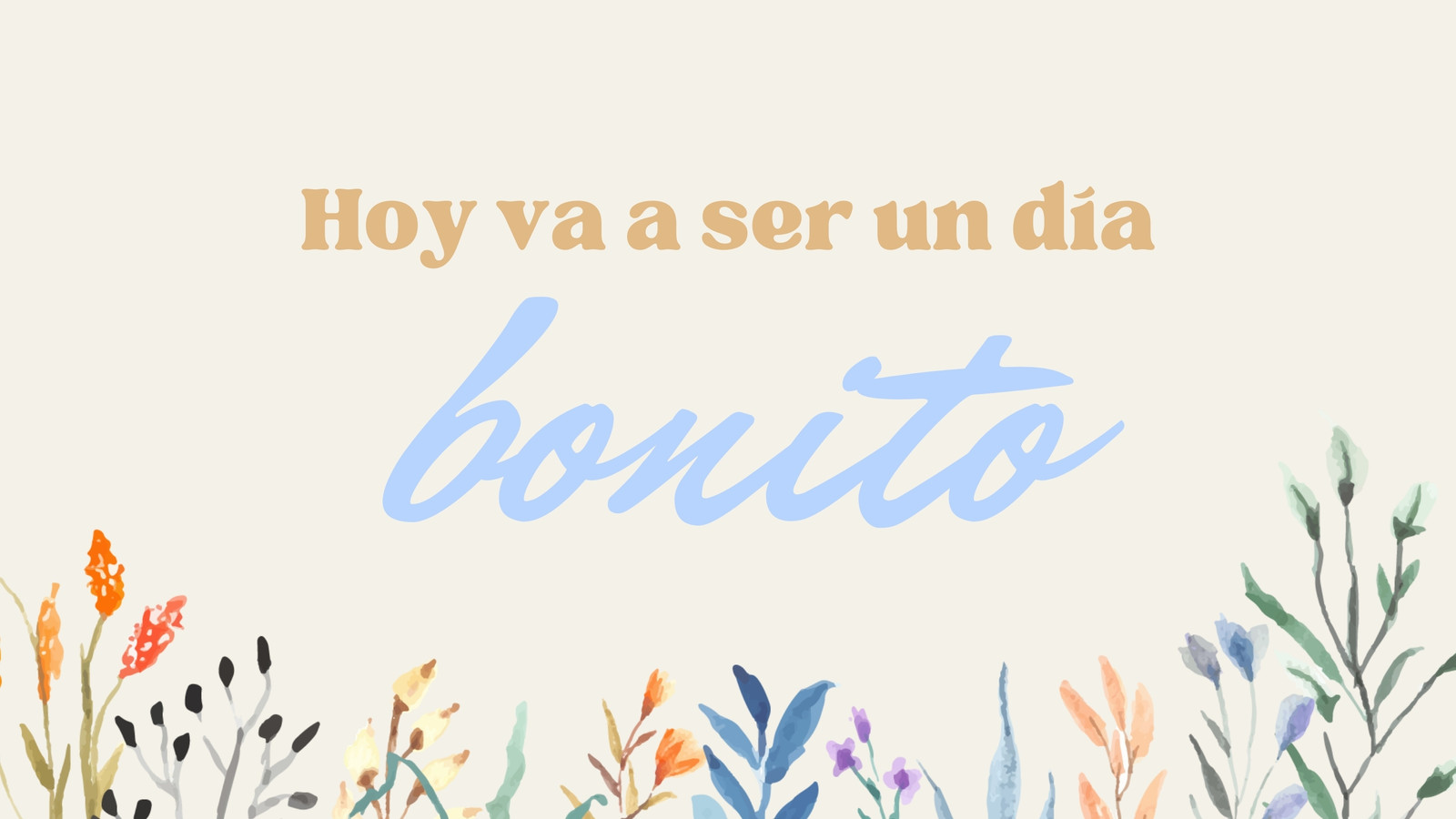 Fondo de Pantalla Ordenador Frase Motivación Flores Sencillo Colores Pastel