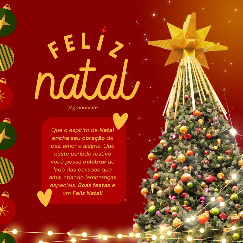 Modelos de posts de Natal para Instagram