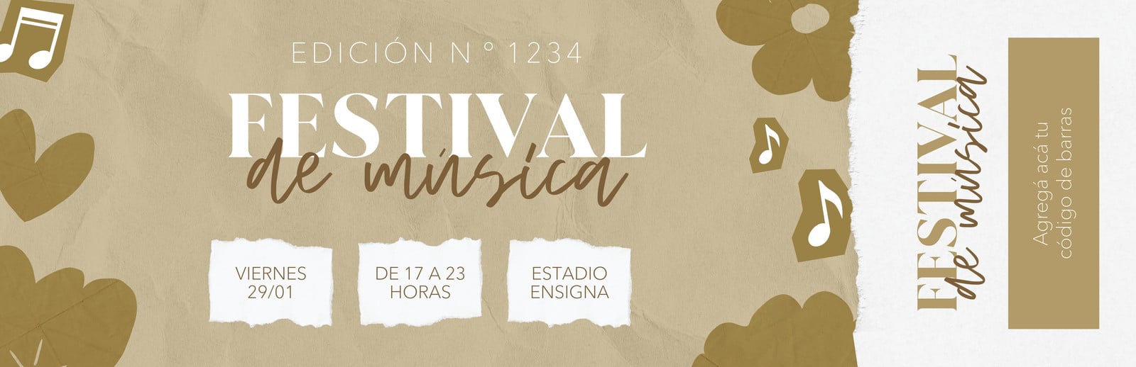 Página 3 - Plantillas de entradas para conciertos editables | Canva