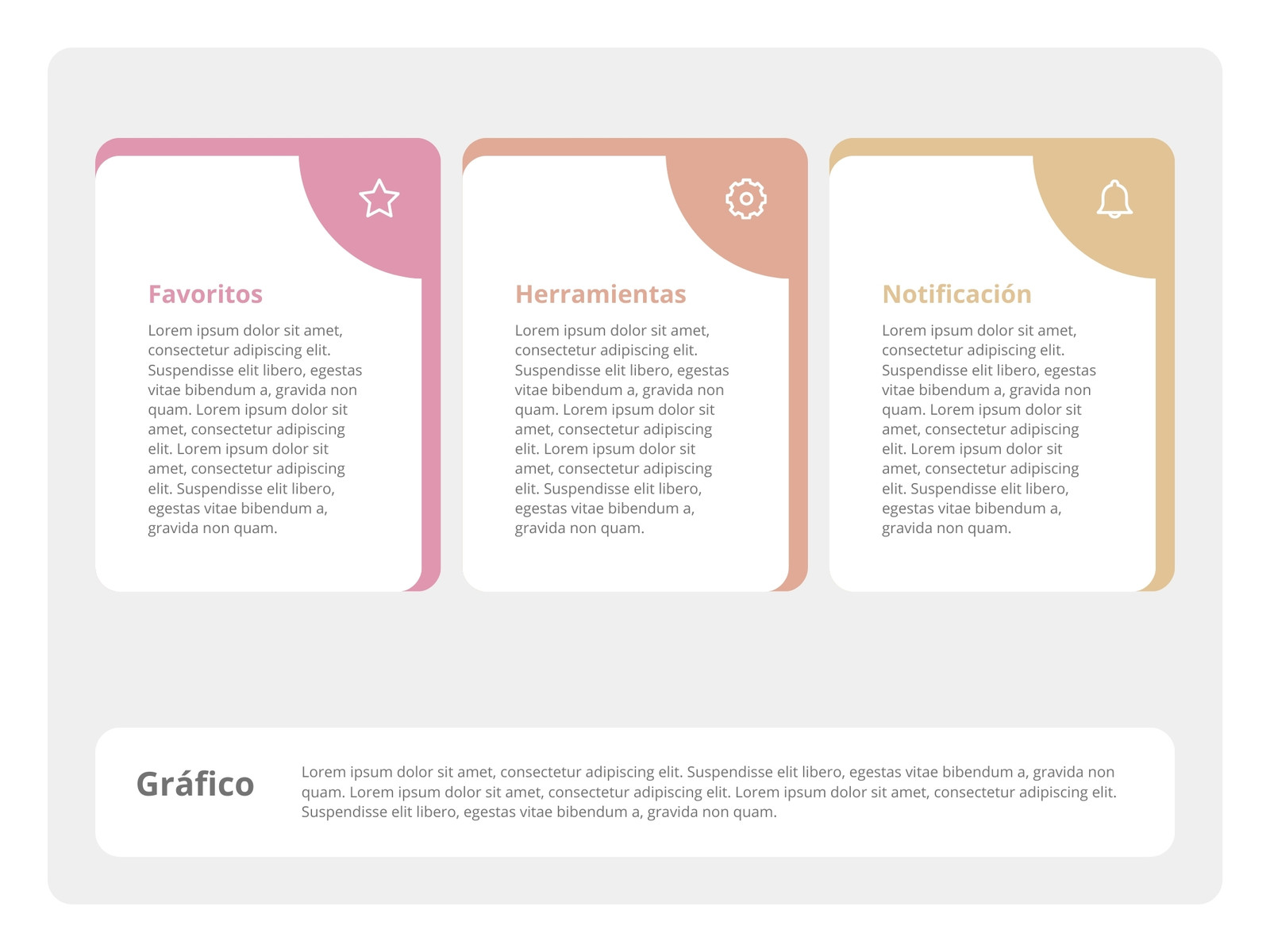 Gráfico Texto iconos Creativo Multicolor