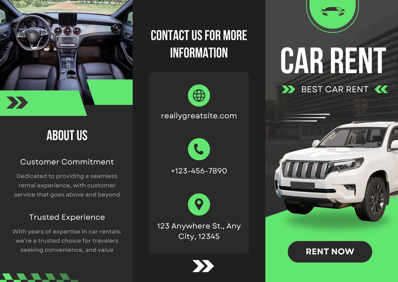 Free editable and printable car brochure templates | Canva