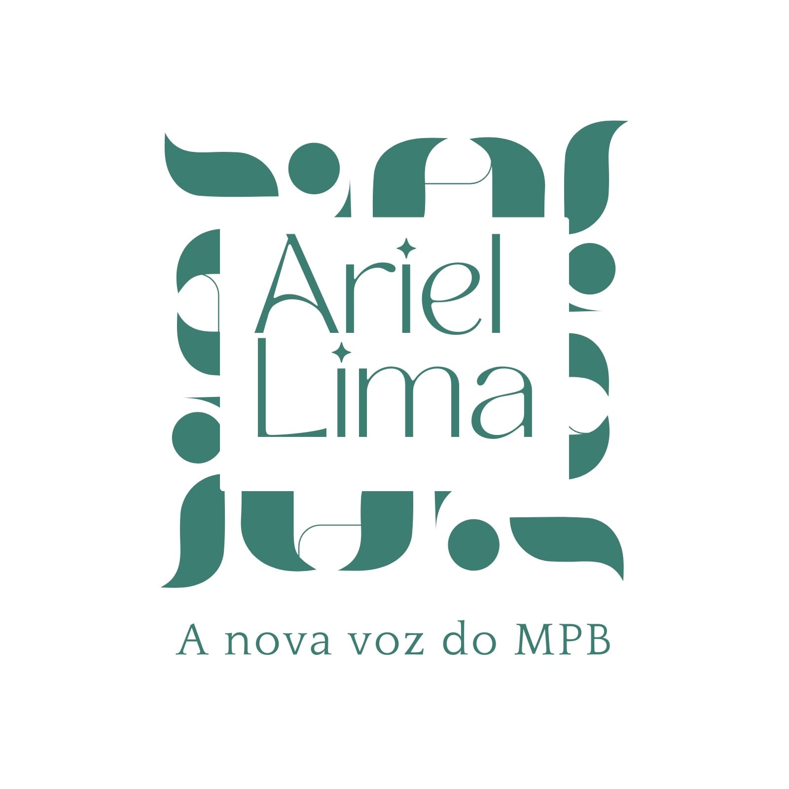 logotipo para cantora moderno delicado minimalista verde