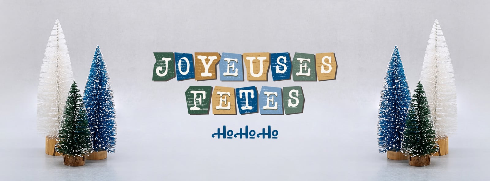 Couverture Facebook Joyeuses Fêtes Vintage Illustré Coloré