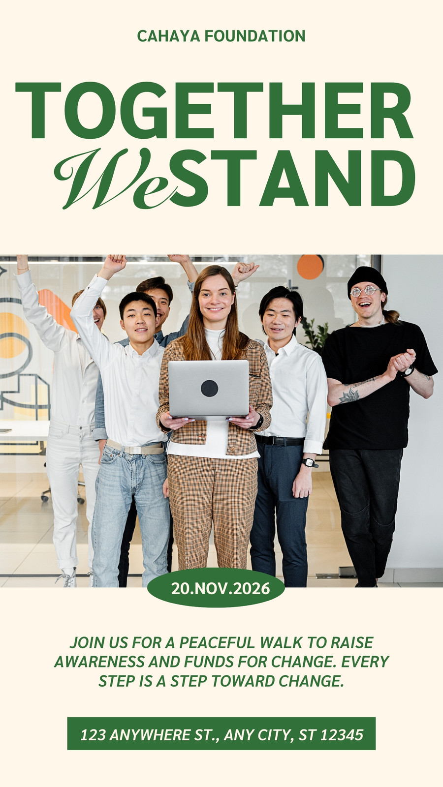 Green Modern Charity Foundation Your Story