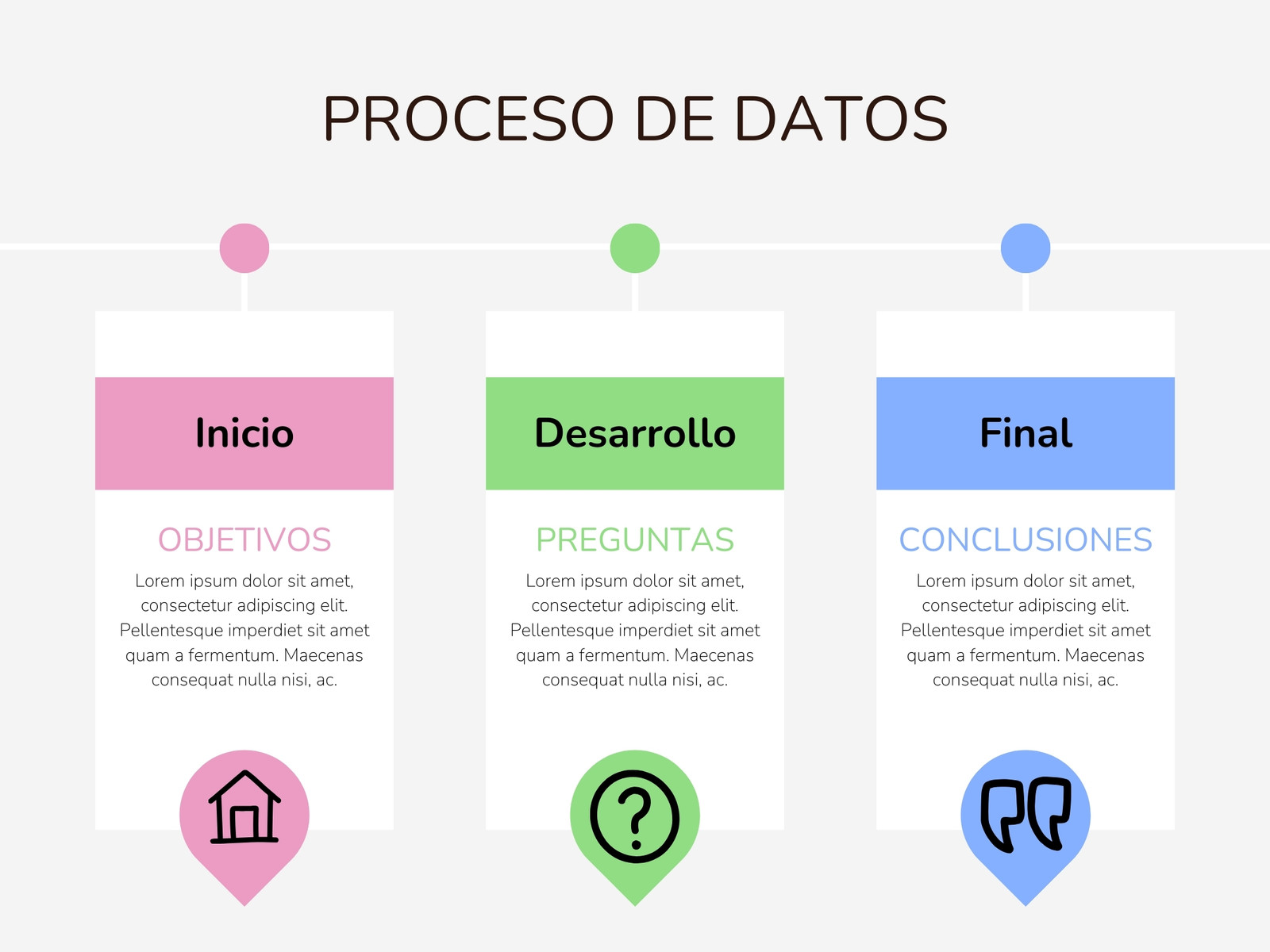 Gráfico Empresarial Datos Columnas Iconos Profesional Sencillo Colorido