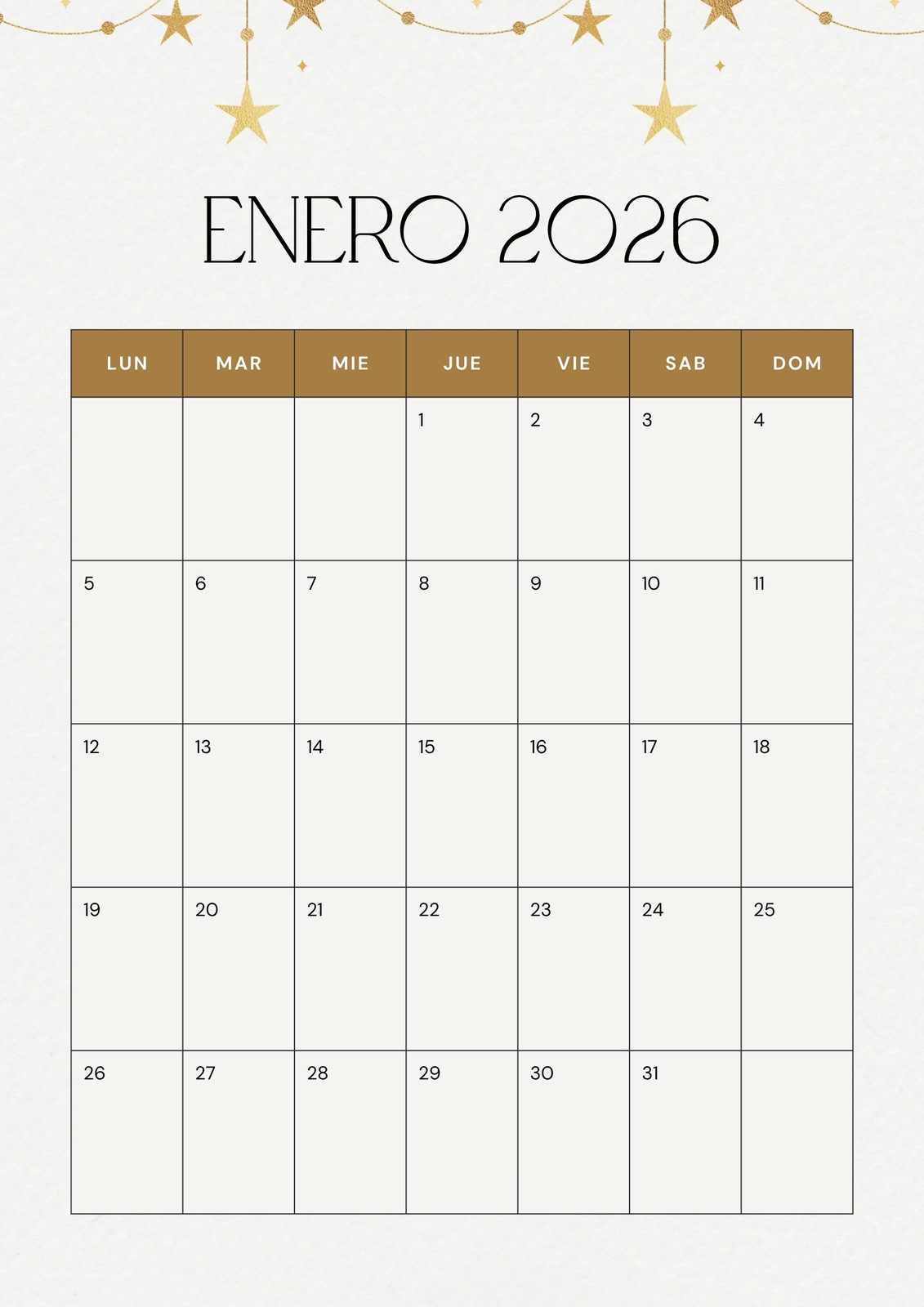 Plantillas de Enero 2026 | Canva
