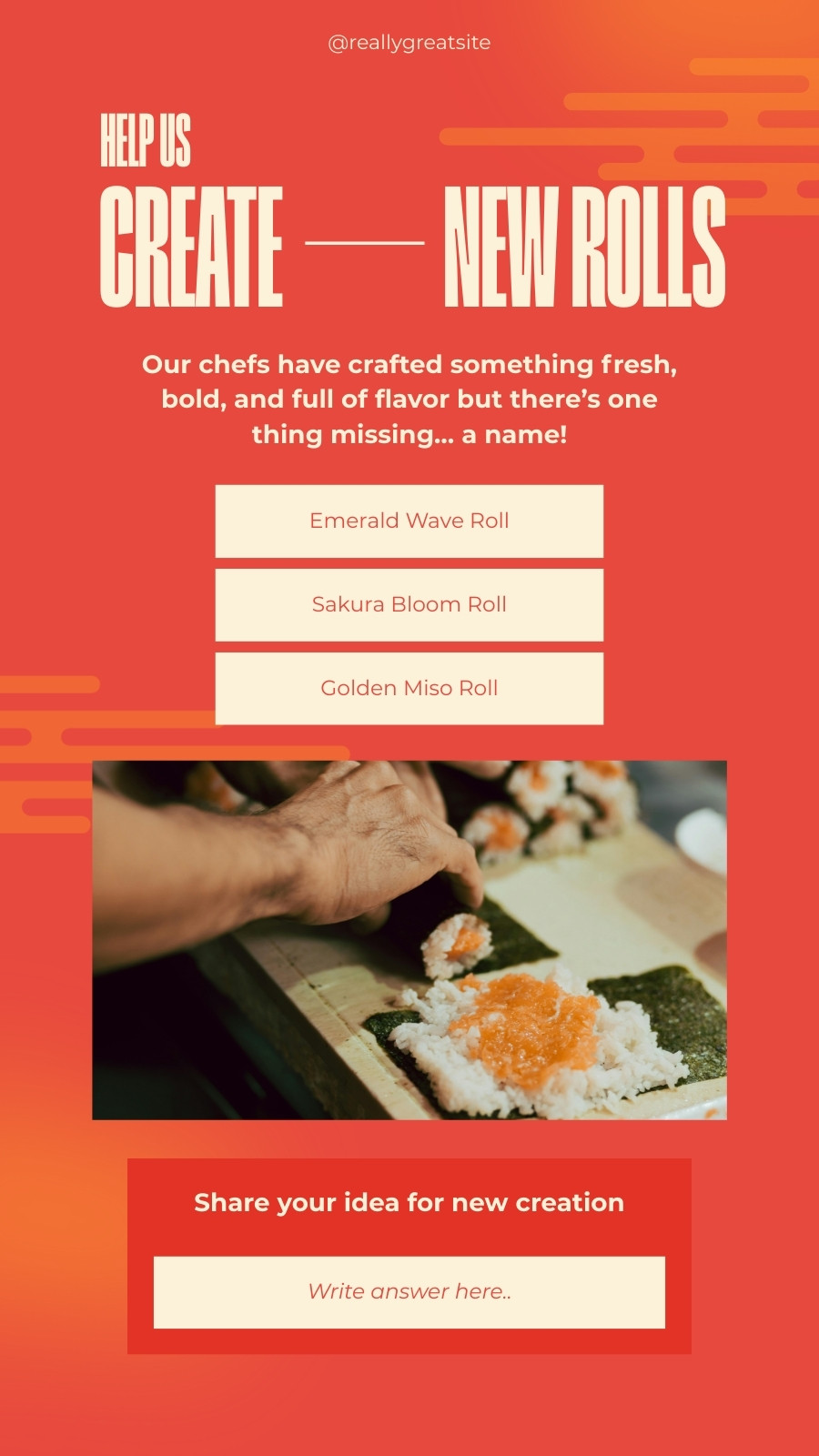 Orange Oriental Minimalist Pattern Help Us Create New Rolls Your Story