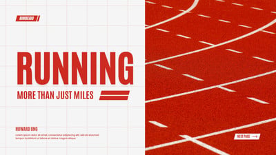 Free and customizable running templates