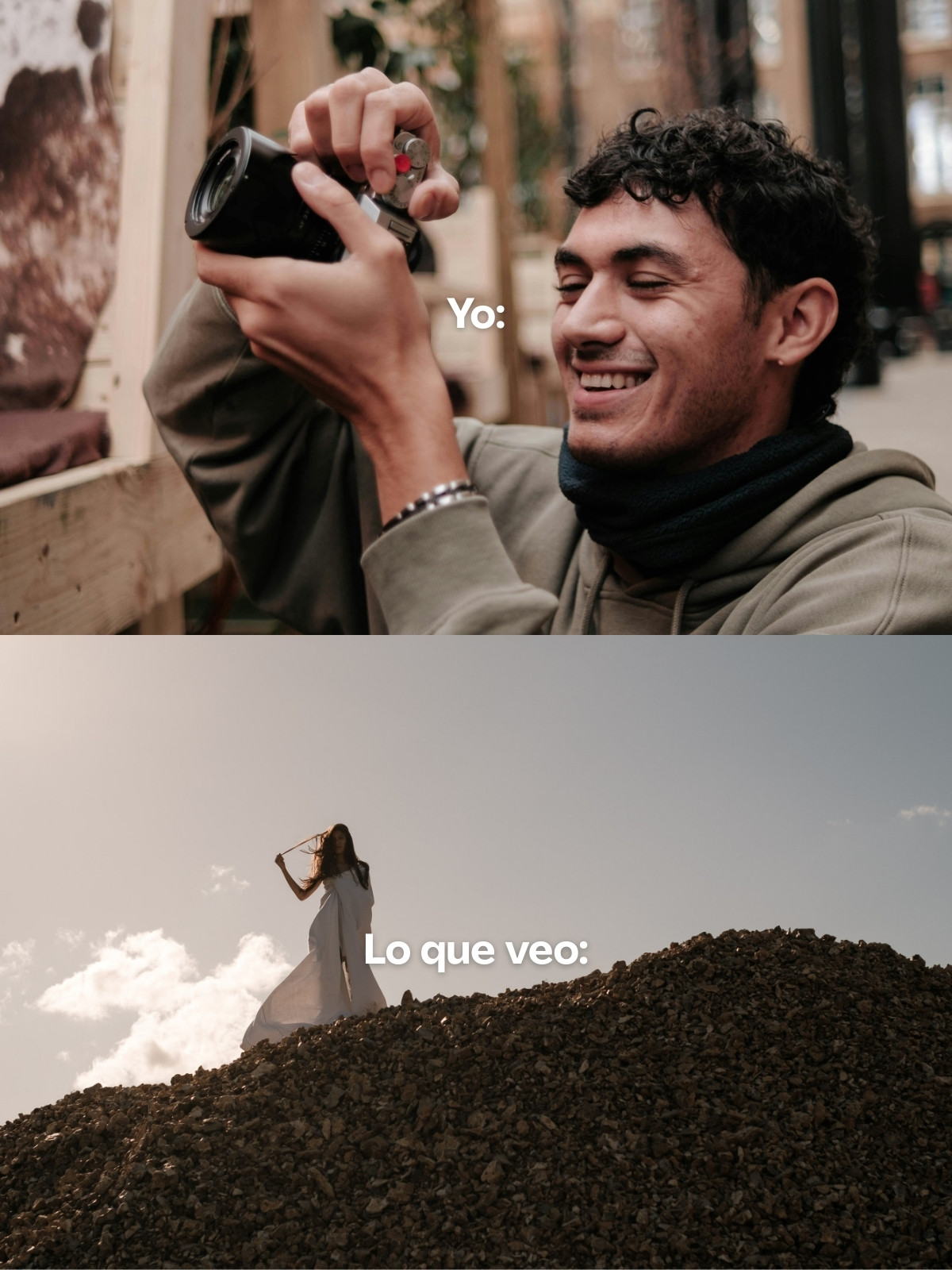 Post de Instagram Fotografía Modeerno Neutro