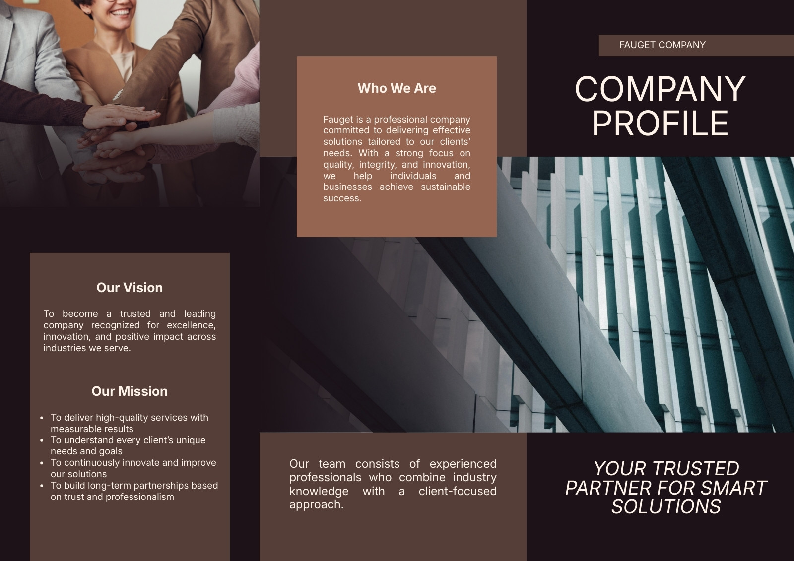 Free printable, customizable company brochure templates | Canva