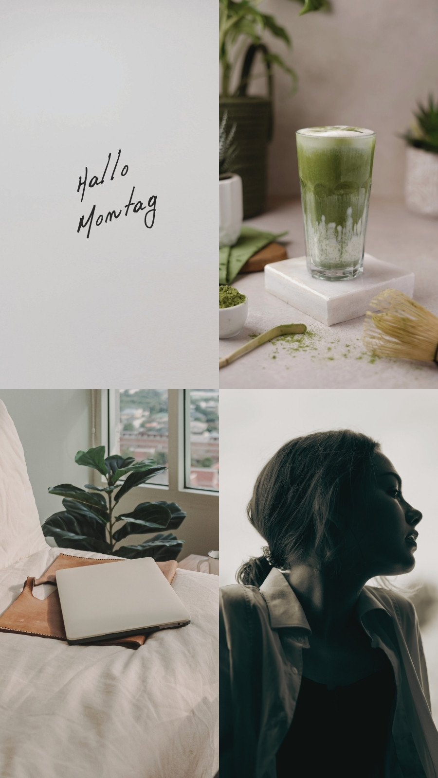 Grau Neutral Modern Schlicht Collage Hallo Montag Instagram Story Grau Neutral Modern Schlicht Collage Hallo Montag Instagram Story