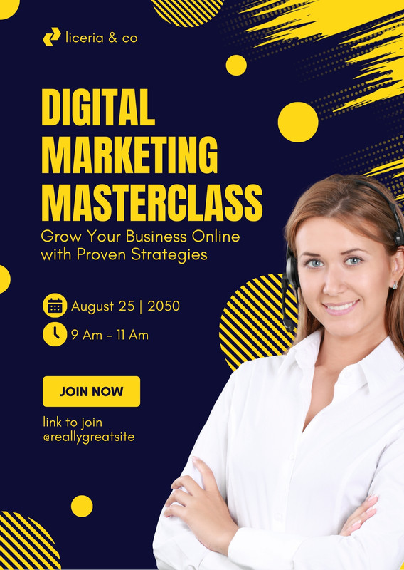 Page 3 - Free custom printable webinar invitation templates | Canva