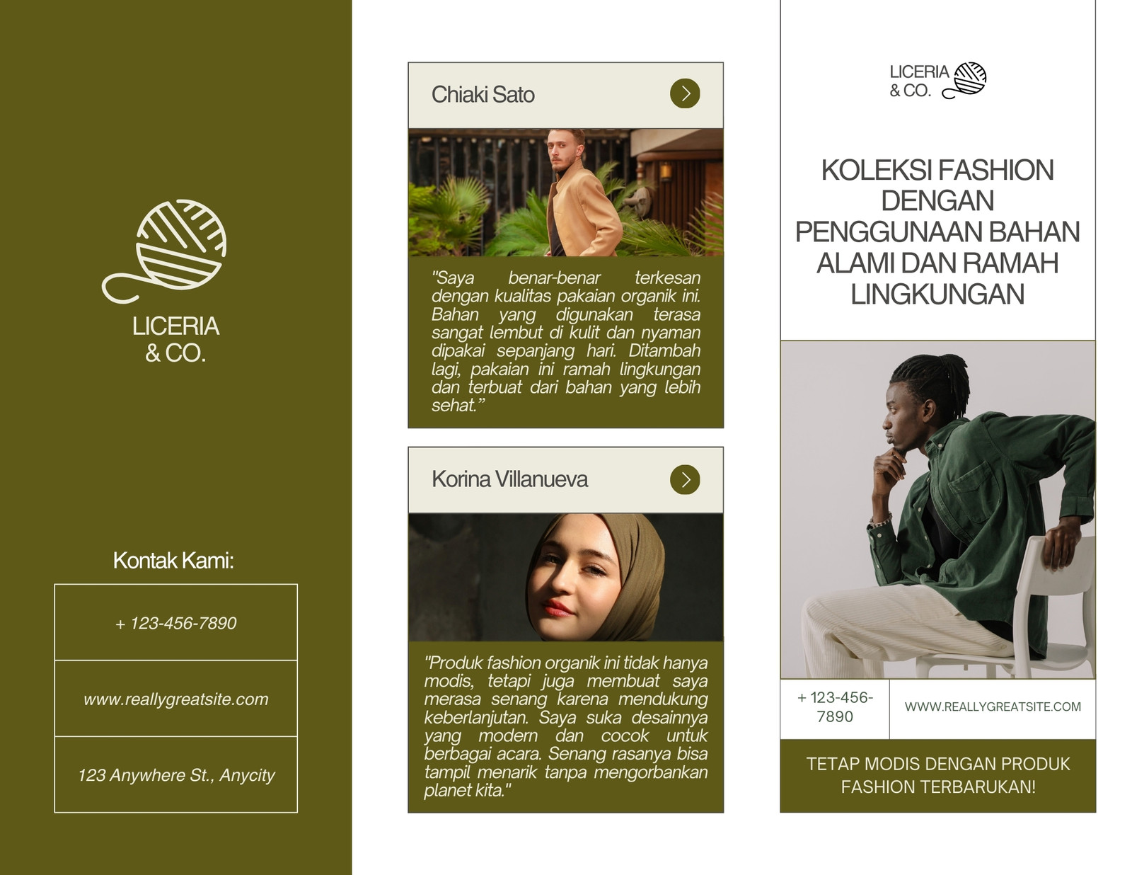 Krem Hijau Minimalis Produk Terbarukan Brosur Krem Hijau Minimalis Produk Terbarukan Brosur