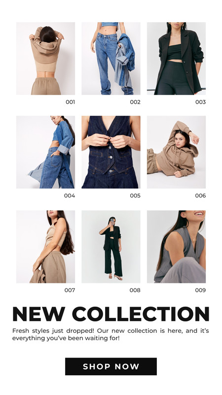 Free and customizable collection templates
