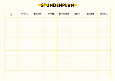 Kostenlos anpassbare Vorlagen fr Wochenkalender | Canva