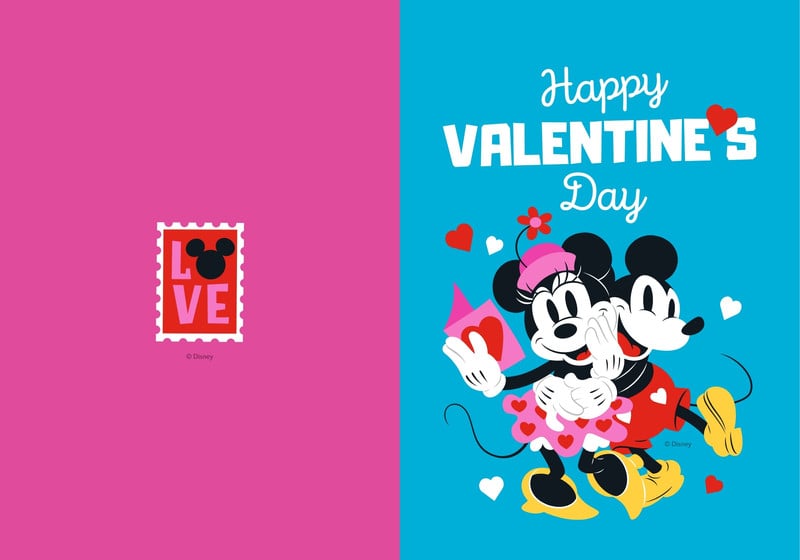 Disney Wallpaper Valentine Day Cards Disney Valentines Day Card Images — free download
