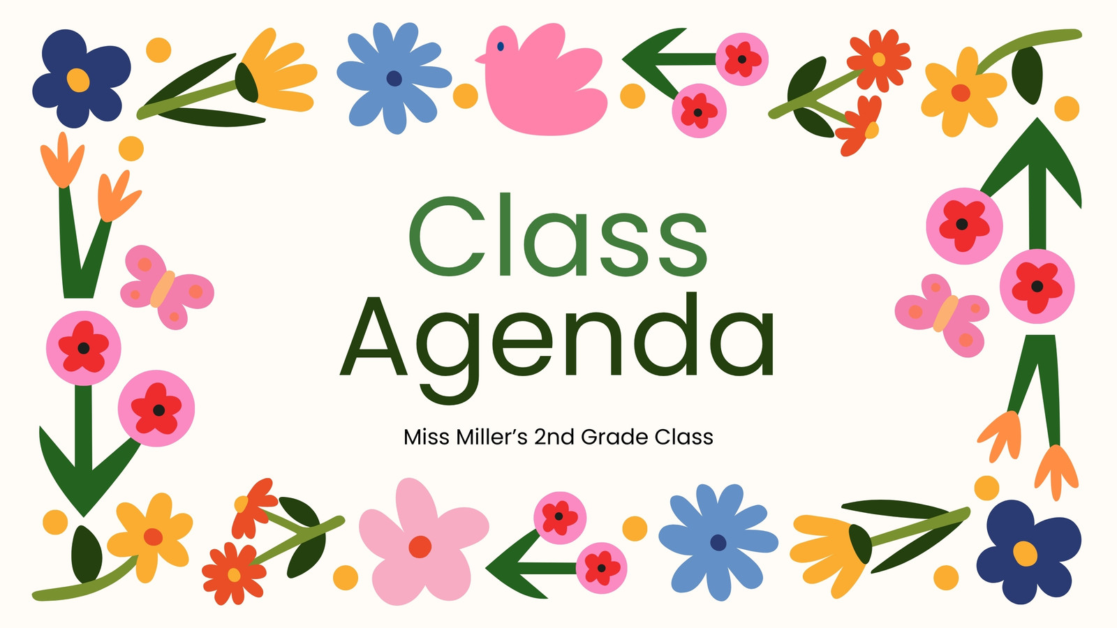 Page 4 - Free and customizable agenda templates | Canva