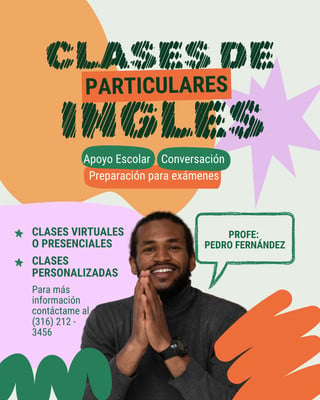 Plantillas de Ingles online gratis | Canva