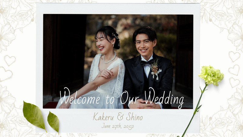 無料｜結婚式プロフィールムービー - シンプルで使いやすい無料