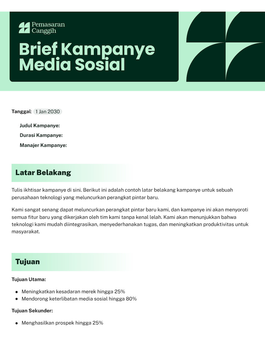 Doc Penjelasan Profesional HIjau Tua