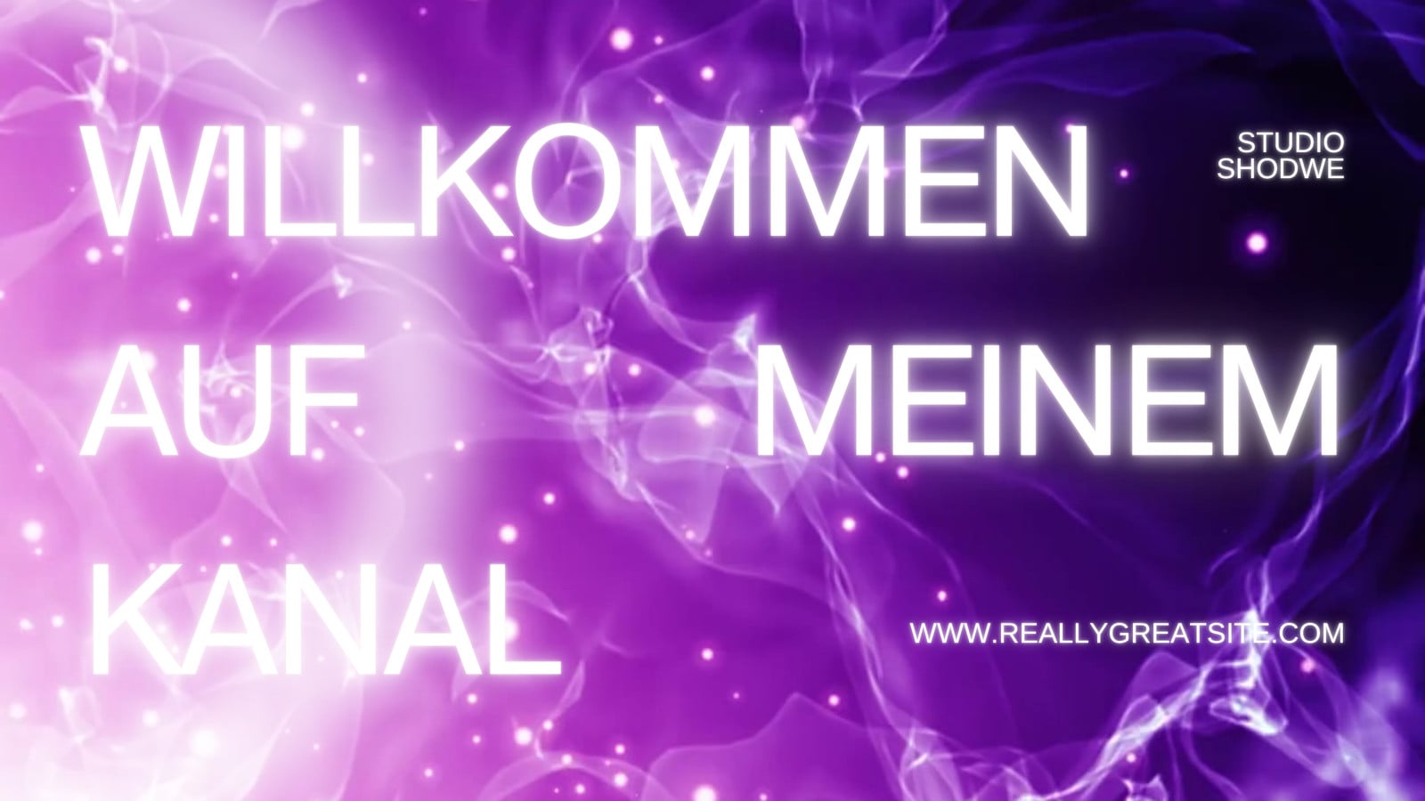 Lila und Schwarz Glow Willkommen Auf Meinem Kanal Video Lila und Schwarz Glow Willkommen Auf Meinem Kanal Video