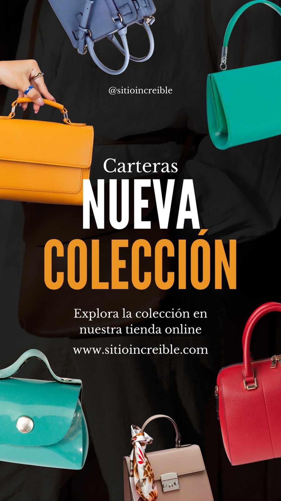 plantillas tiendas de bolsos online Página 12 Plantillas de nueva coleccion gratis y personalizables Canva