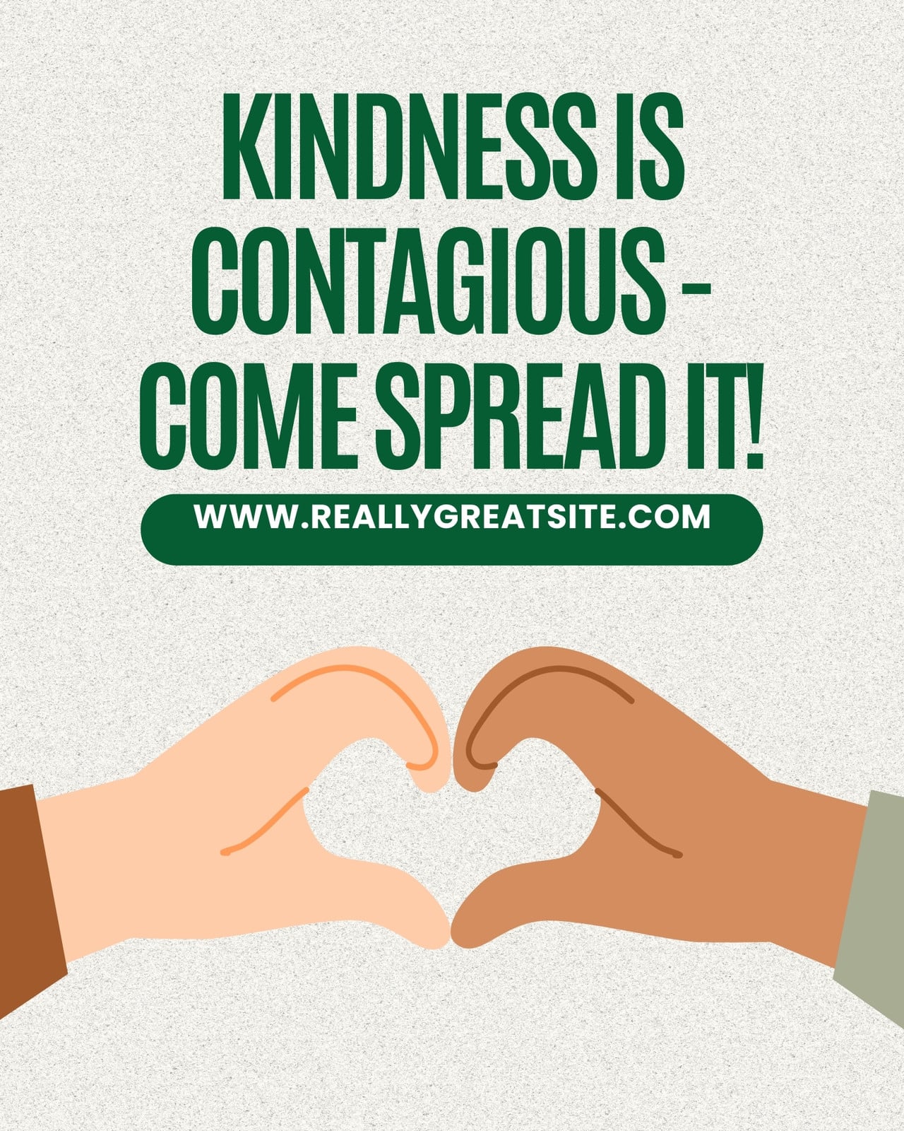 Green Simple Illustrative Volunteer for NonProfit Instagram Post