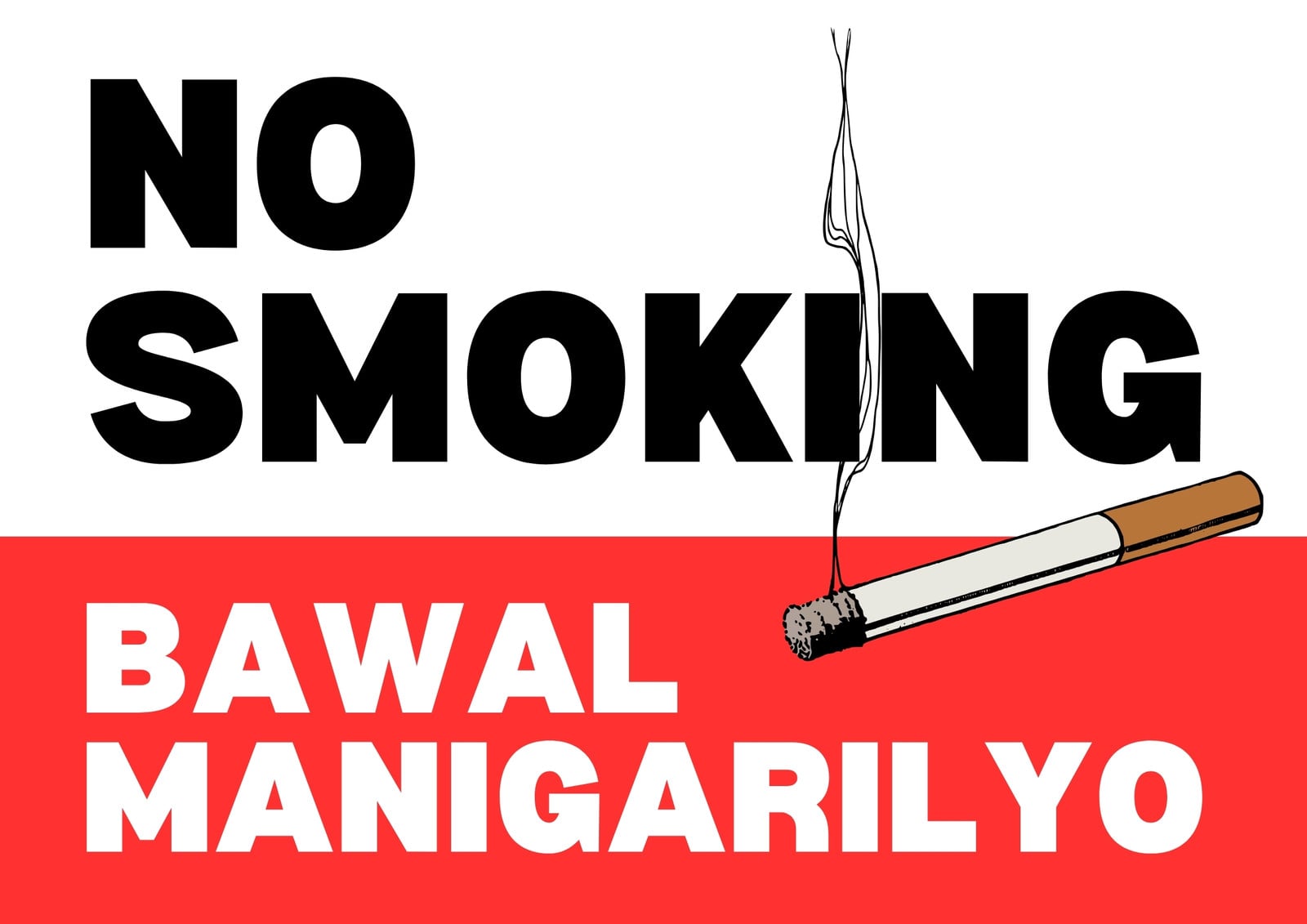 Free and customizable no smoking templates
