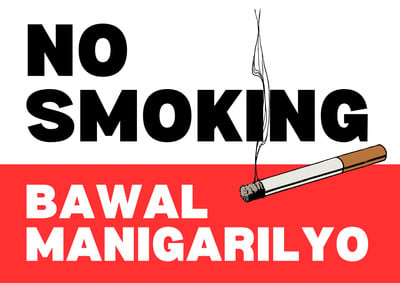 cigarette tagalog Free and customizable no smoking templates