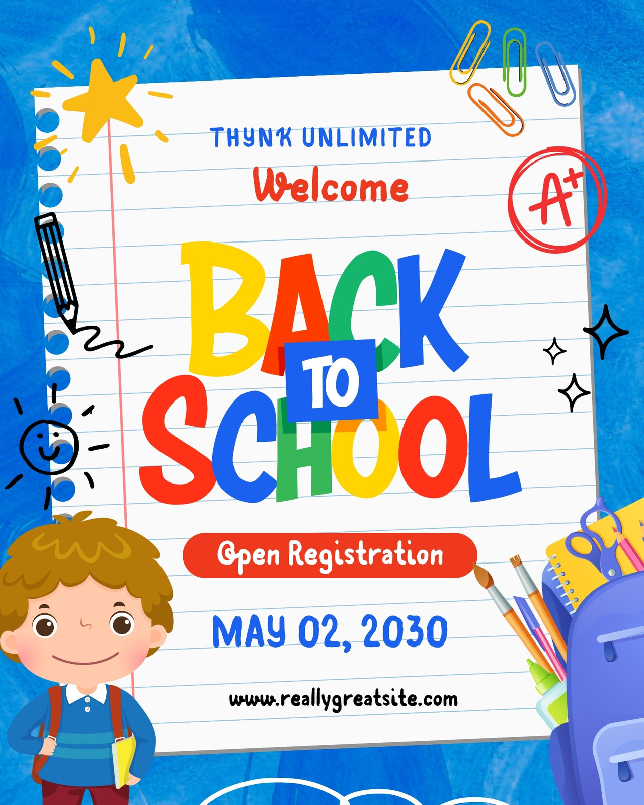 Page 15 - Free and customizable back to school templates