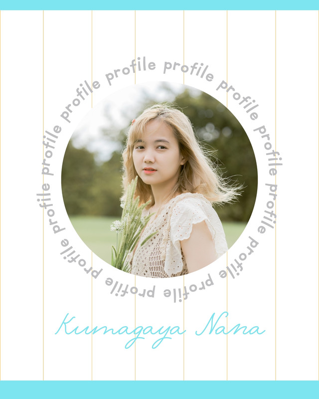 書類・プロフィール - ポップ・シンプルデザイン │ aoi - Canva