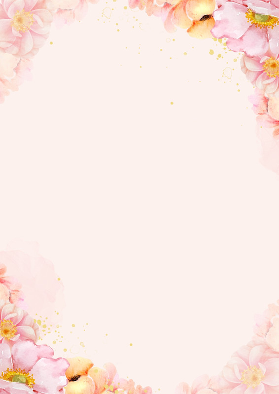 花ページ 9ページ - 枠線無料テンプレートデザイン。イラストや画像付きも豊富