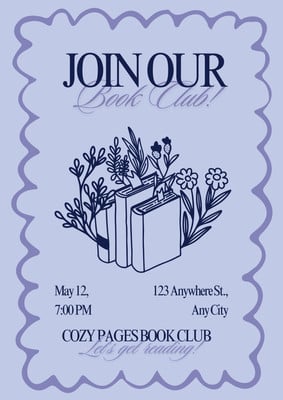 Free and customizable club templates