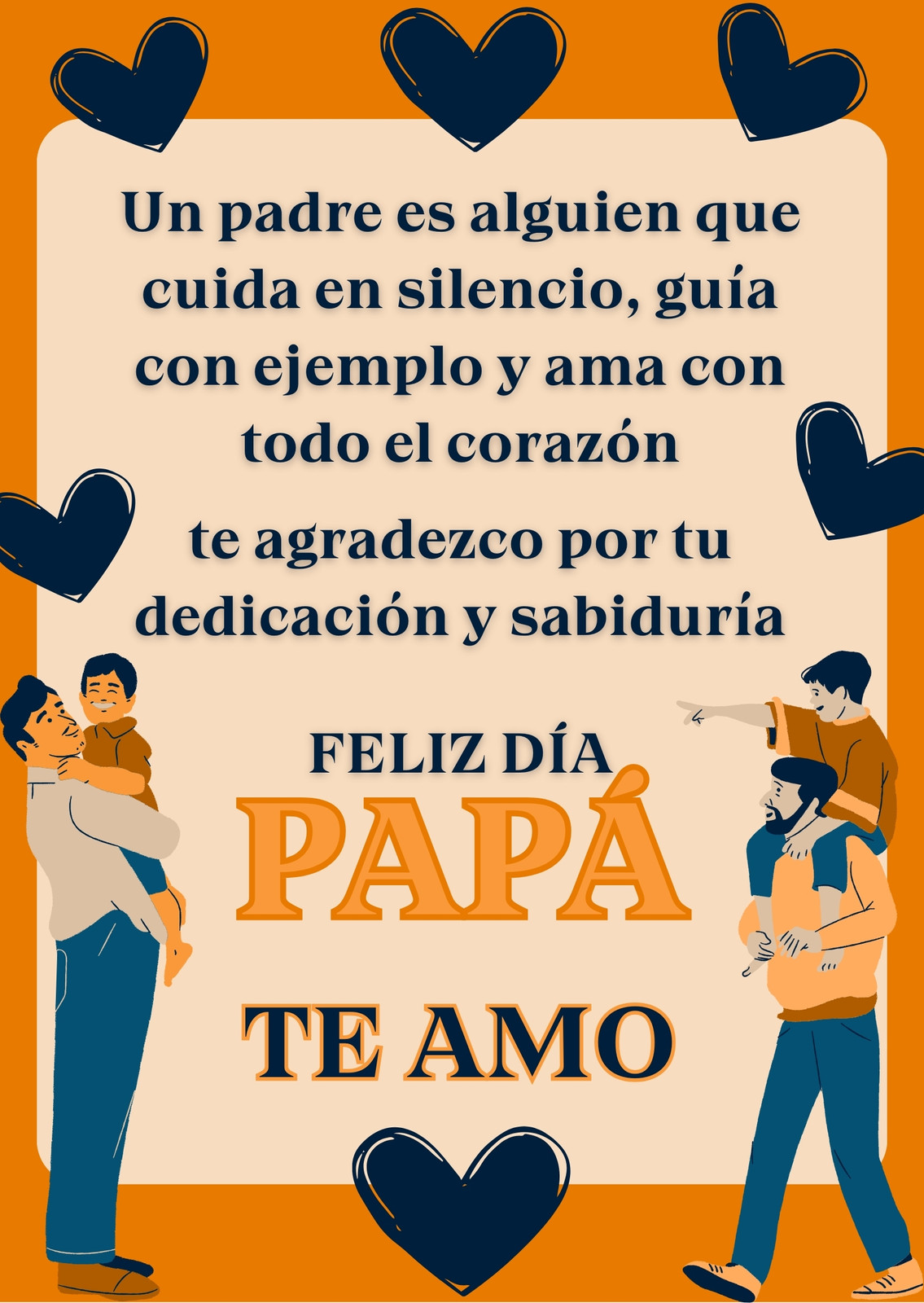 Tarjeta Feliz Dia Del Padre Imgenes De Bonitas Para Descargar Gratis