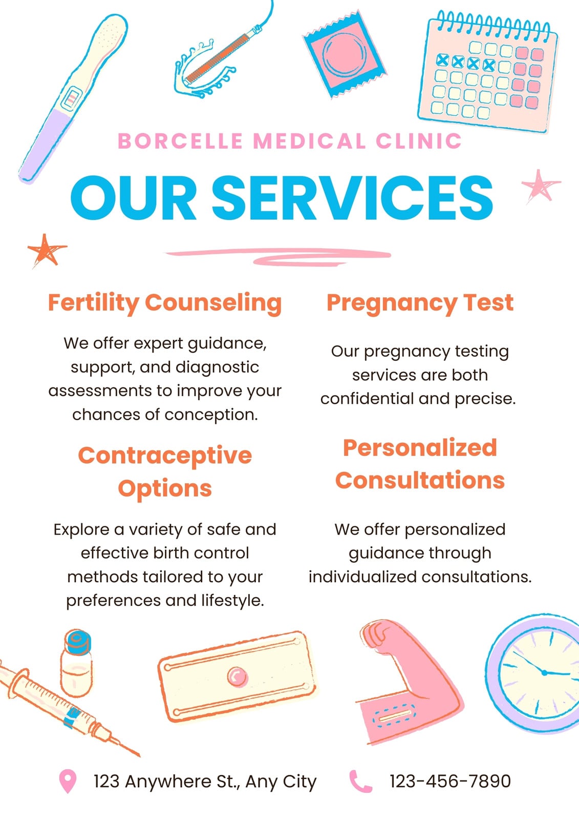 Page 4 - Free printable editable medical poster templates | Canva