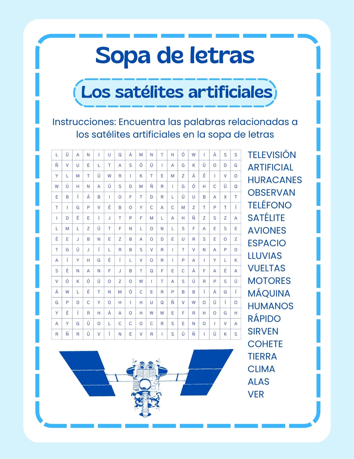 Sopa de Letras para Imprimir: Gratis Para Niños y Adultos