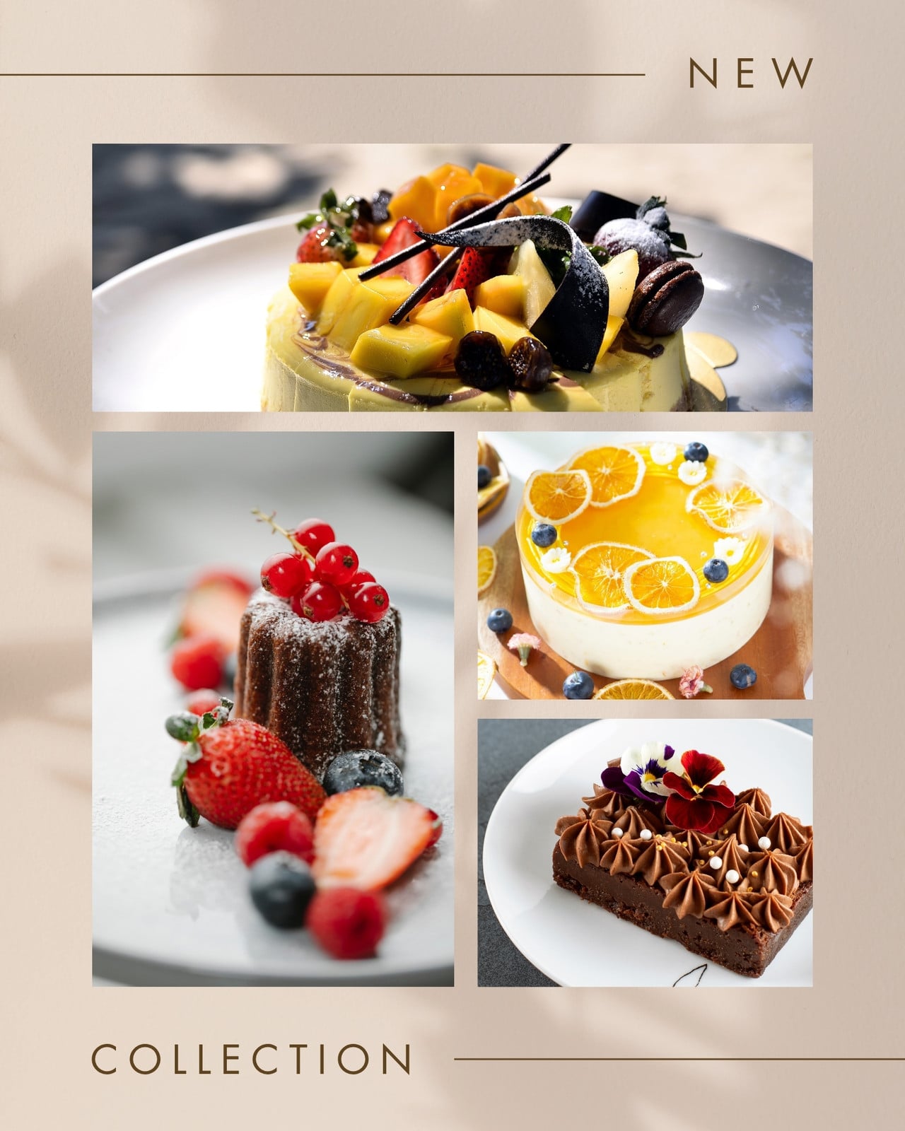 ケーキ コレクション シンプル 茶色 コラージュ Instagramの投稿