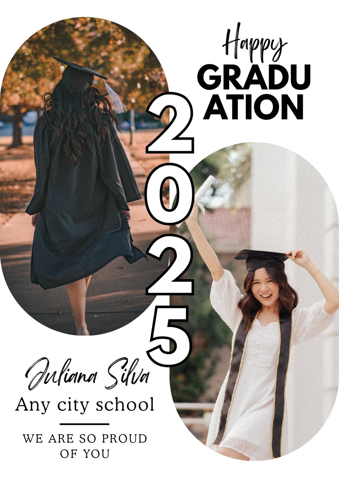 Free and printable custom graduation card templates | Canva