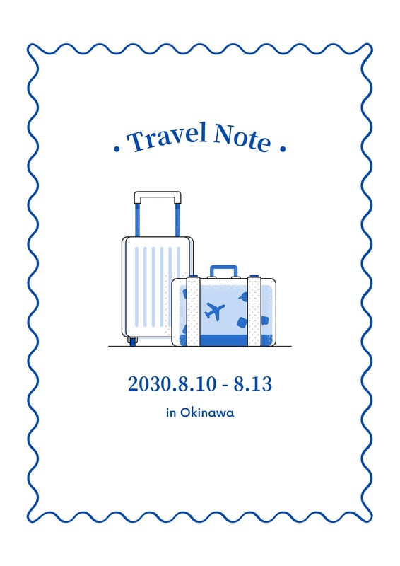 旅のしおりテンプレートで無料でデザイン | Canva(キャンバ)
