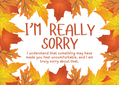 Apologization Card Pattern Free printable, customizable apology card templates | Canva